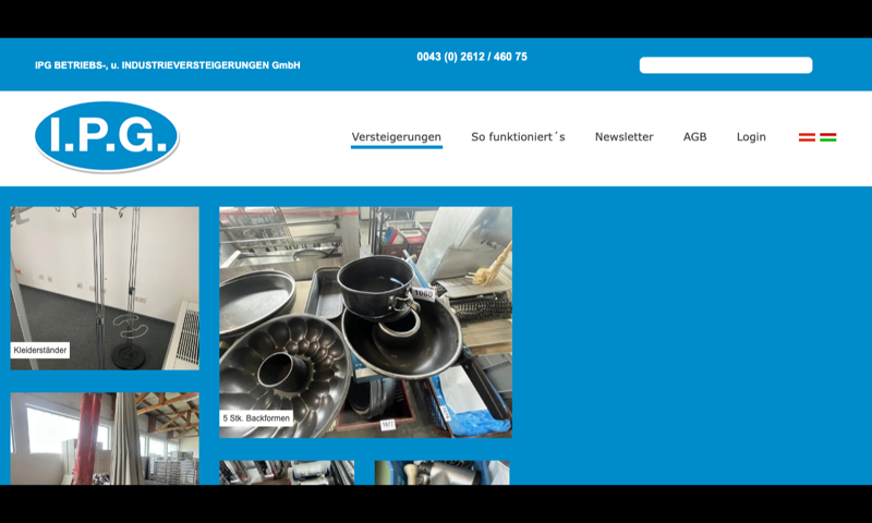 I.P.G. Versteigerungen — homepage