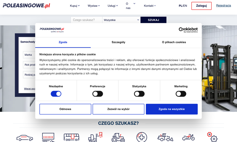 Poleasingowe.pl — homepage