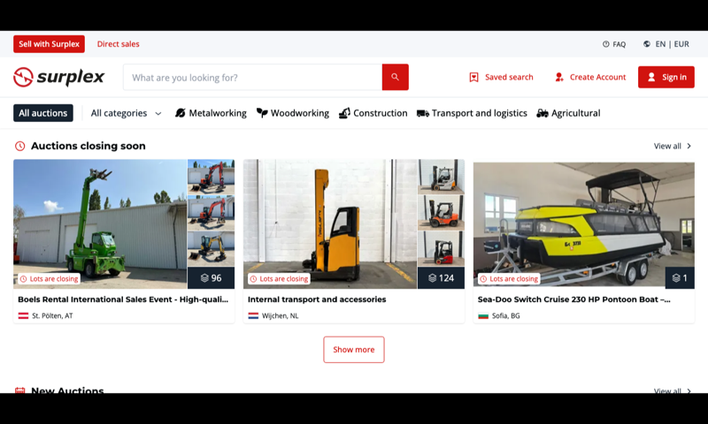 Surplex — homepage