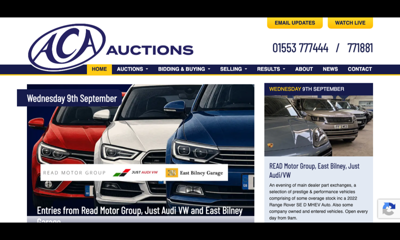 Anglia Car Auctions — homepage