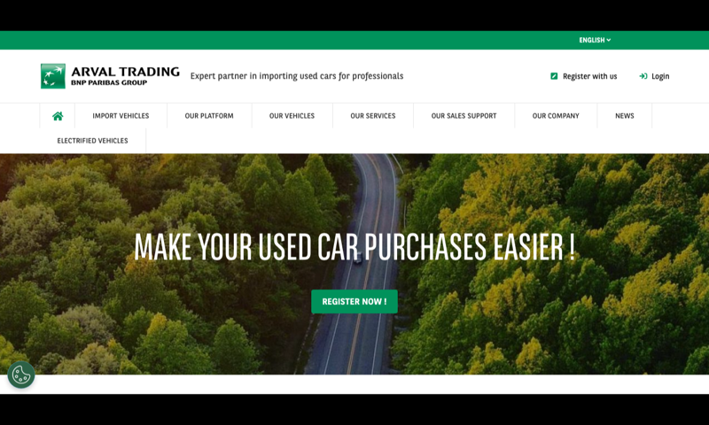 Arval Trading — homepage