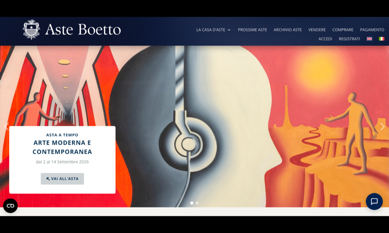 Casa d’Aste Boetto — homepage