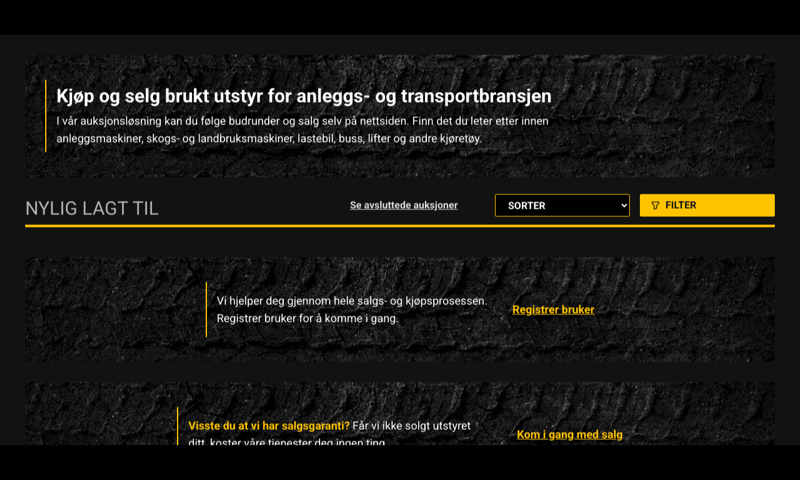 ATS Auksjon — homepage