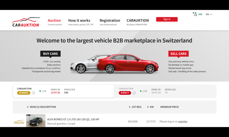 CARAUKTION — homepage