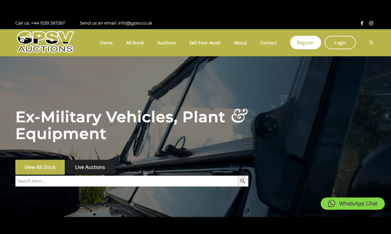 GPSV — homepage