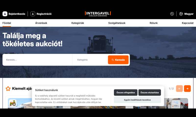 Intergavel — homepage