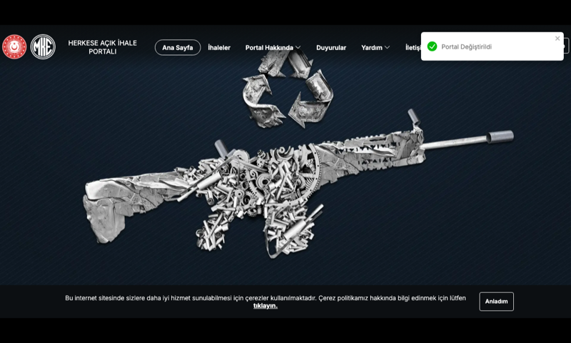 MKE e-İhale — homepage