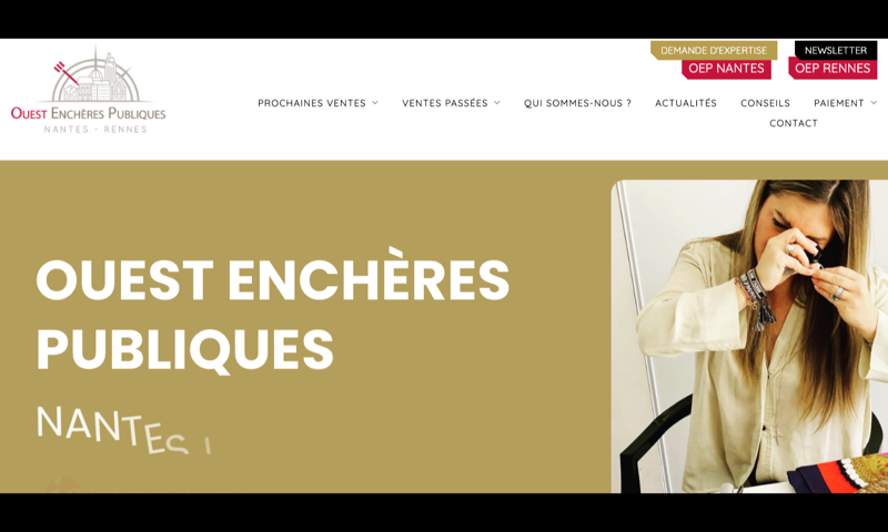 Ouest Enchères Publiques — homepage