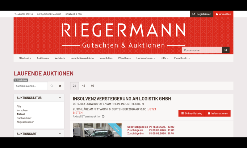 Riegermann — homepage