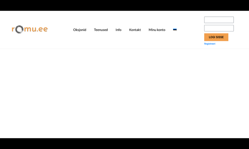 Romu.ee — homepage