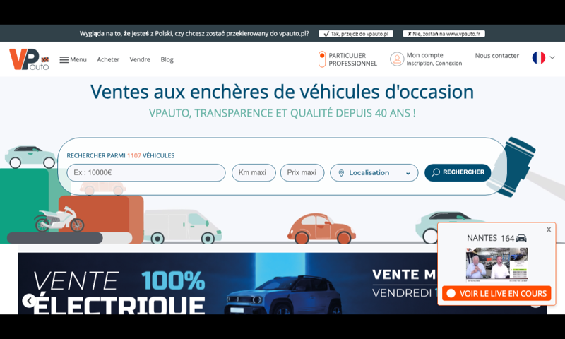 VPauto — homepage