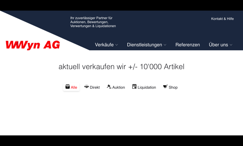 WWyn AG — homepage